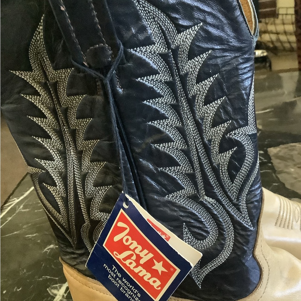 Vintage Tony lama exotic full ostrich quill western women’s cowboy boots sz 9.5 - Picture 4 of 10